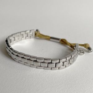 Authentic Michael Kors Silver Adjustable Bracelet